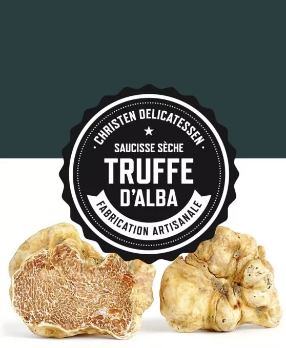 Saucisse sèche truffe + planche personnalisée — vue 2