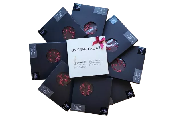 Plaque de chocolat personnalisée — vue 1